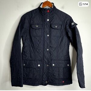 Barbour Women's Black Quilted Utility Jacket